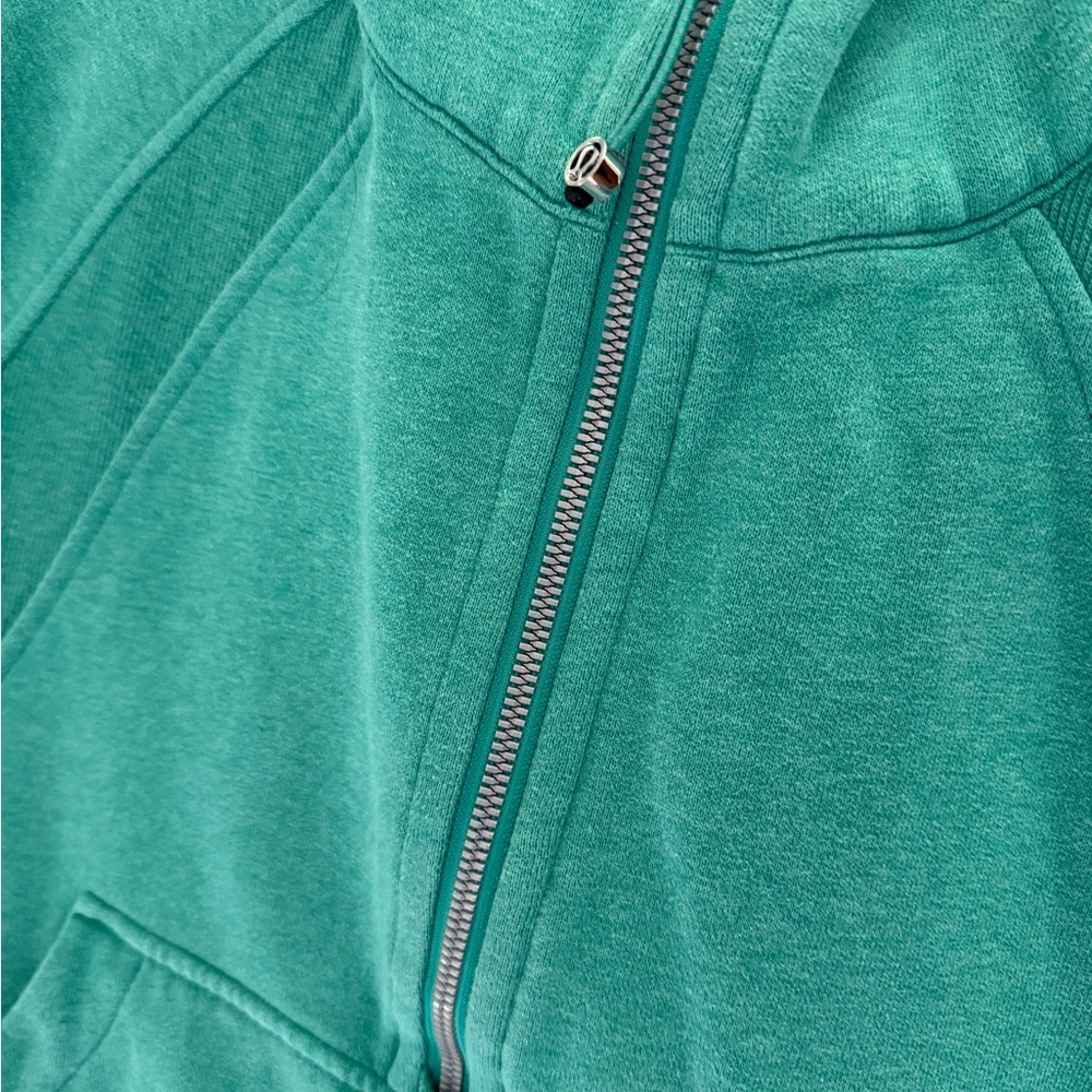 Lululemon green 1/2 zip scuba hoodie - Picture 2 of 6